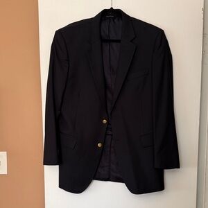 JOS A. Bank Dark Blue Blazer with Gold Buttons